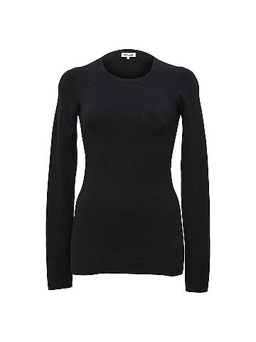 Diane von Furstenberg  Diane Von Furstenberg Back Cutout Sweater in Black Wool (view 1)