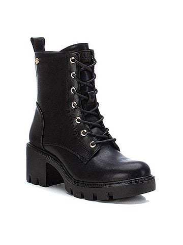 XTI Women's Lace-Up Chunky Booties (view 1)