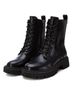 XTI Black Women's Combat Booties Size 5 1/2 - photo 3