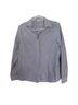 Chico's 100% Cotton Stripes Blue White Button-Down Shirt Size 1 - photo 1
