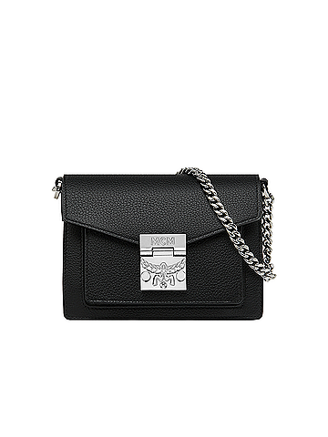 MCM Tracy Patricia Black Leather Mini Crossbody Bag (view 1)