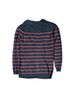 Theory Stripes Pink Gray Cardigan Size S - photo 2