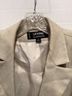 Larry Levine Houndstooth Ivory Blazer Size M - photo 3