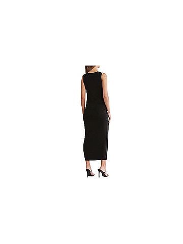 James Perse twisted cap sleeve ruched maxi Cocktail Dress (view 2)