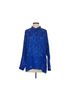 Johnny Was Blue Short Sleeve Blouse Size S - photo 1
