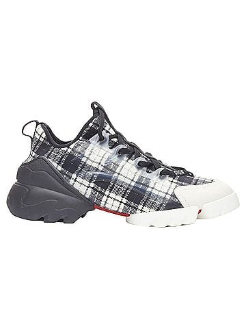Christian Dior Christian Dior D Connect check chunky sole sneaker (view 1)