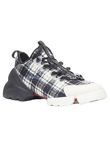 Christian Dior Christian Dior D Connect check chunky sole sneaker (view 2)