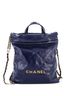Chanel 100% Leather Blue 22 Chain Backpack Quilted Calfskin Medium One size - photo 1