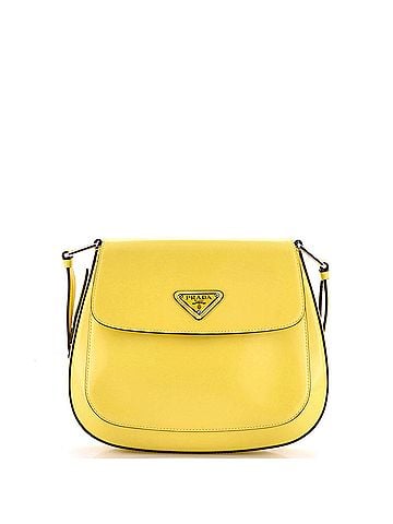 Prada Cleo Flap Shoulder Bag Spazzolato Leather Small (view 1)