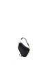 Christian Dior 100% Leather Black Saddle Handbag Leather Micro One size - photo 4