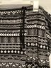 Bobbie Brooks Aztec Or Tribal Print Black White Casual Pants Size XL - photo 3