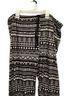 Bobbie Brooks Aztec Or Tribal Print Black White Casual Pants Size XL - photo 1