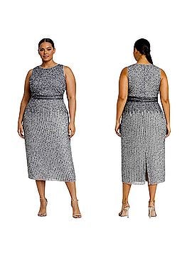 Mac Duggal Beaded Midi Cocktail Dress (view 2)