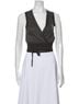 Dorothee Schumacher Silver Gray Black Sleeveless Top Size S - photo 1