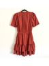 Ulla Johnson Floral Red Cocktail Dress Size 2 - photo 7