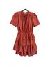 Ulla Johnson Floral Red Cocktail Dress Size 2 - photo 1