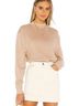 Free People Solid Pink Pullover Sweater Size L - photo 4