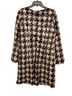 Tyler Boe 100% Polyester 100% Polyester Houndstooth Black White Cocktail Dress Size S - photo 2