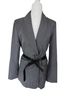 DKNY Houndstooth Black White Blazer Size 6 - photo 1