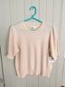 FRAME Ivory Cashmere Pullover Sweater Size L - photo 4