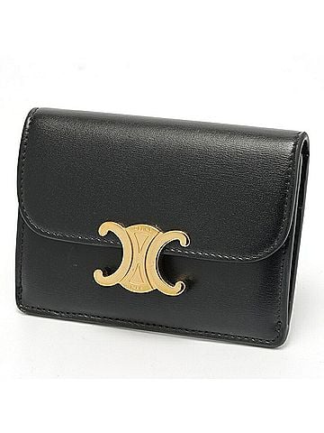 Céline Celine Wallet 10I583DPV.38NO Shiny Calfskin Black S-159610 (view 1)