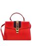 Gucci 100% Leather Red Sylvie Top Handle Bag Leather Medium One size - photo 1
