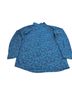 REI 100% Polyester Floral Blue Long Sleeve Blouse Size L - photo 2