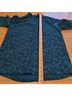 REI 100% Polyester Floral Blue Long Sleeve Blouse Size L - photo 4