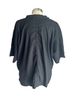 Vincent Solid Black Short Sleeve Blouse Size XL - photo 2