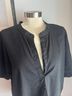 Vincent Solid Black Short Sleeve Blouse Size XL - photo 4