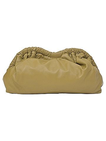 Mansur Gavriel Mansur Gavriel Cloud Clutch Pomelo in Olive Leather (view 1)