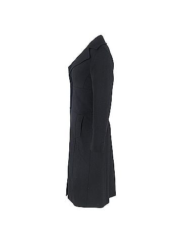 Dolce & Gabbana Dolce & Gabbana Single-Breasted Coat with Pockets in Black Wool (view 2)