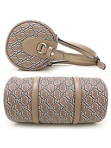 Gucci GUCCI 796230 Shoulder Bag GG Shadow 2Way Canvas x Leather Toile Taupe 352524 (view 2)