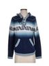 Alpakina Aztec Or Tribal Print Blue Pullover Hoodie Size S - photo 1