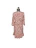 CAbi 100% Polyester Animal Print Red White Casual Dress Size XS - photo 2