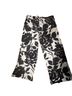Chico's Floral Black White Casual Pants Size 3 - photo 2