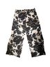 Chico's Floral Black White Casual Pants Size 3 - photo 1