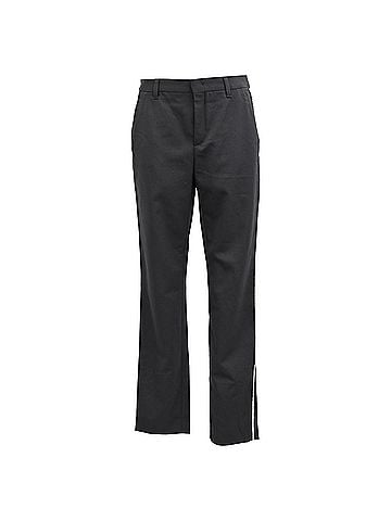 Miu Miu Miu Miu Stretch Pants With Side Crystals in Black Wool (view 1)
