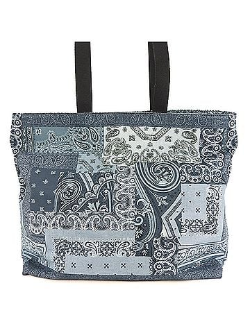 ETRO Etro tote bag, cotton, blue, silver hardware, paisley pattern, shoulder women's. (view 2)