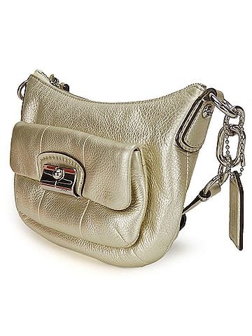 Coach Coach Shoulder Bag 14771 Christine Leather Champagne Gold Pochette Women's COACH (view 2)