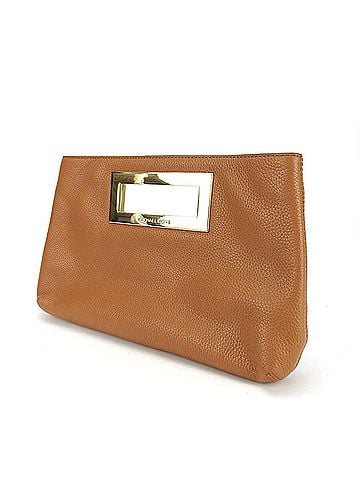 Michael Kors Michael Kors Clutch Bag 35T2GBKC2L Leather Camel Handbag Women's (view 2)
