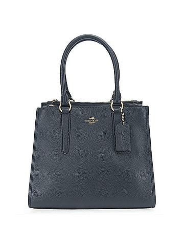 Coach Coach handbag Crosby Carryall F14928 leather navy shoulder bag for women COACH (view 1)