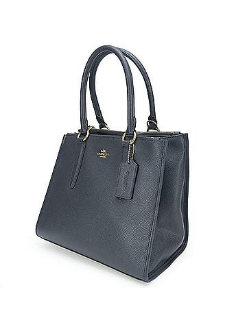 Coach Coach handbag Crosby Carryall F14928 leather navy shoulder bag for women COACH (view 2)