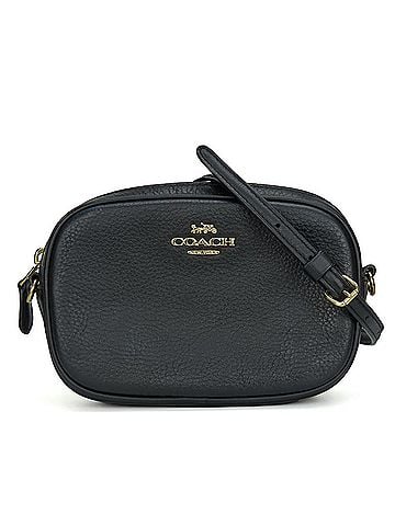 Coach Coach Shoulder Bag F73952 Leather Black Pochette Women's COACH (view 1)