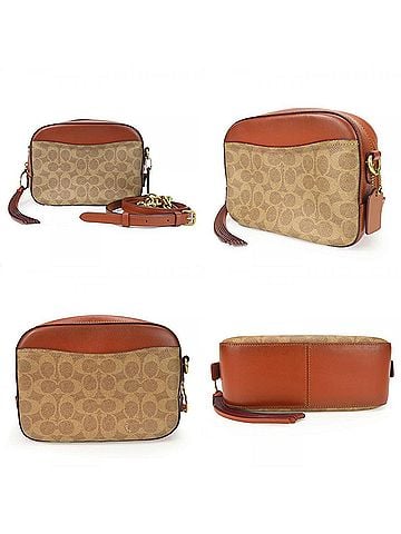 Coach Coach Shoulder Bag Camera 31208 Signature Leather Brown Women's COACH (view 2)