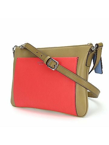 Coach Coach Shoulder Bag - Leather Beige Neon Pink Women's COACH (view 2)