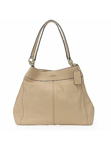 Coach Coach Tote Bag F57545 Leather Pink Beige Women's COACH (view 1)