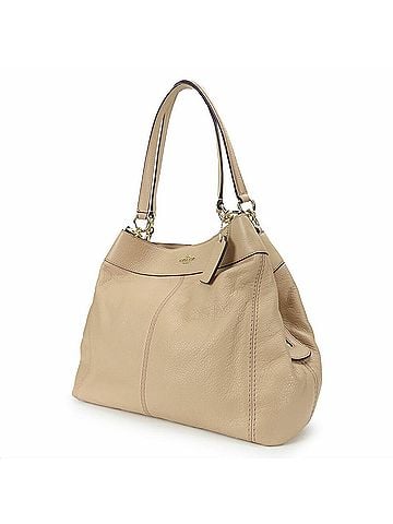 Coach Coach Tote Bag F57545 Leather Pink Beige Women's COACH (view 2)