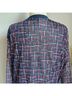 Chico's Print Multi Color Blue Red White Long Sleeve Blouse Size 3 - photo 8