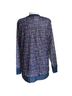 Chico's Print Multi Color Blue Red White Long Sleeve Blouse Size 3 - photo 2